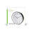 Orologio da parete silenzioso, 300 mm, termometro e igrometro 5
