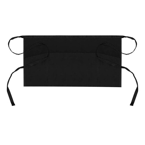 Waterproof Waitress Waist Apron with 3 Pockets, Adjustable