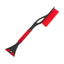 Snow Brush and Shovel with Ice Scraper Red 3-in-1