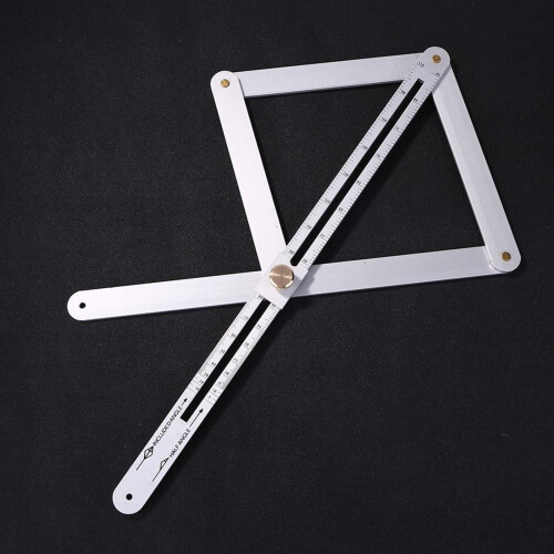 Multi-Angle Ruler for Woodworking – Heavy-Duty Protractor