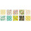 Square Bunny Print Fabric Patches for Craft 10pcs 1