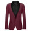 Boys Formal Jacket Solid Color Slim Fit Winter Coat for 1