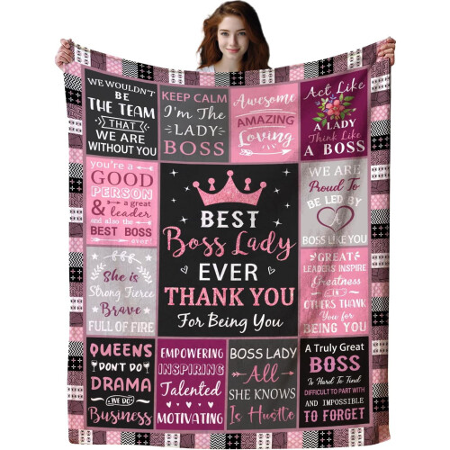 Throw Blanket for Aunt - Soft Cotton - 50" x 40"