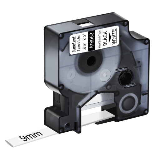 DYMO 18053兼容热缩套管 白色 9mm 20支