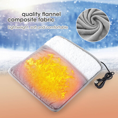 Orangide Foot Warmer Heating Pad Soft Rechargeable 1 Pack