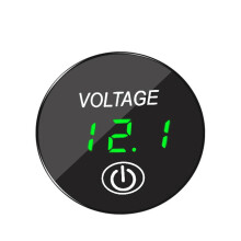 Portable DC Voltmeter with Touch Switch and LED Display for