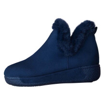 Women's Tall Snow Boots Navy Size 6
