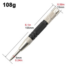 Woodworking Center Punch 155 mm Automatic Spring Locator