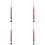 Precision Long Nib Alignment Markers Waterproof 4PCS 1