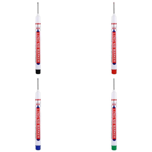 Precision Long Nib Alignment Markers Waterproof 4PCS