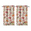 Kitchen Curtains Set of 2 Rustic Fall Thanksgiving 1