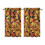 Kitchen Curtains Fall Harvest Plaid Pumpkins Sunflower 1