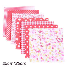 Patchwork Fabric Bundle Soft Quilting Squares 7 pcs