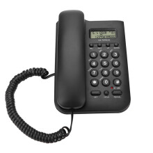 Wall-Mountable Landline Phone for Home Office Hotel Bathroom