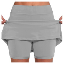 Women's Lightweight Graphic Mini Skirt with Elastic Waist