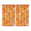 Pumpkin Pattern Kitchen Curtains Rustic 2 Pack 52x84 Inch 1