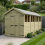 7 x 16 Apex Shed Tanalised (Double Door, With Windows) 1