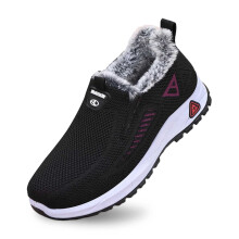 Women's Snow Boots Waterproof Winter Shoes Black Size 7.5