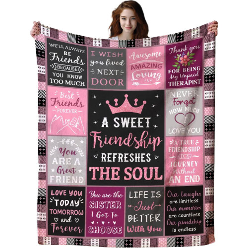 Throw Blanket for Aunt - Soft Cotton, 50" x 40"