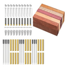 Kit de Stylos de Tournage sur Bois Slimline - Ensemble de 20 Pièces de Tournage en Bois Dur - Fournitures de Bricolage