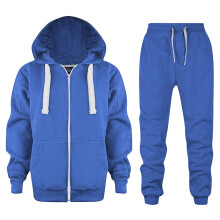 Kids Hooded Sweatshirt Solid Color Long Sleeve Zip Jacket