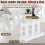 3Tier Cup Organizer Paper Cup Storage Rack Detachable Multifunctional Paper Cup Holder Space-Saving Coffee Bar Accessori 3