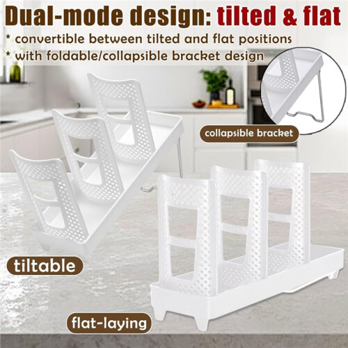 3Tier Cup Organizer Paper Cup Storage Rack Detachable Multifunctional Paper Cup Holder Space-Saving Coffee Bar Accessori 2