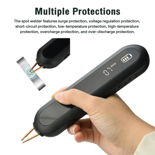 Handheld 2-in-1 Battery Spot  Fully Automatic/Manual Modes, 9-Level LED Lighting, and 12 Adjustable Power Levels 1