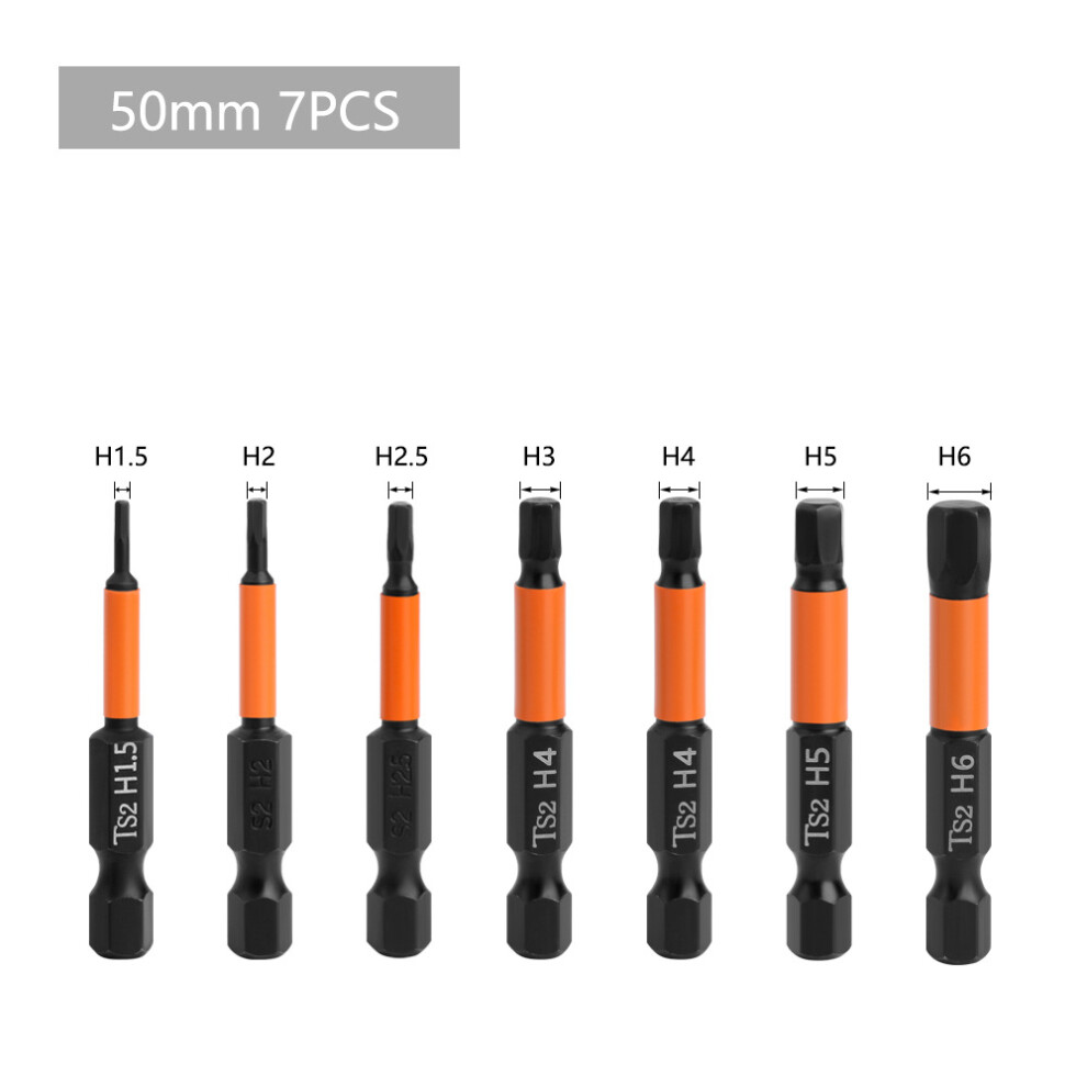 Hex Head Wrench Drill Bit 1/4 Inch Shank 50Mm 100Mm Magnetic 9341593036269