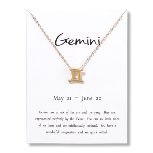Constellation Necklace Rose Gold Alloy Pendant