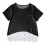 Girls Knot Tunic Tee Black Size 130 1