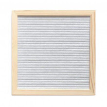BE-TOOL Wooden Felt Letter Board 10x10 inch White