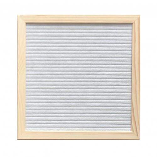 BE-TOOL Wooden Felt Letter Board 10x10 inch White