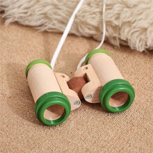 Wooden Telescope Toy Montessori Outdoor Exploration Item Baby'S Curiosity-Driven Game Kid Educational Toys
