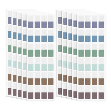 Sticky Index Tabs Multicolor Self-Adhesive Book Tabs 0.47 x 1.1 Inch Writable Page Tabs Transparent for NotebooksFiles
