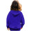 Kids Sweatshirt Long Sleeve Solid Color Zip Hoodie Blue 5