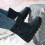Men's Snow Boots for Wide Feet Blue Size 8.5 7