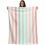 Flannel Fleece Throw Blanket Pink Sage Green Gradient 1