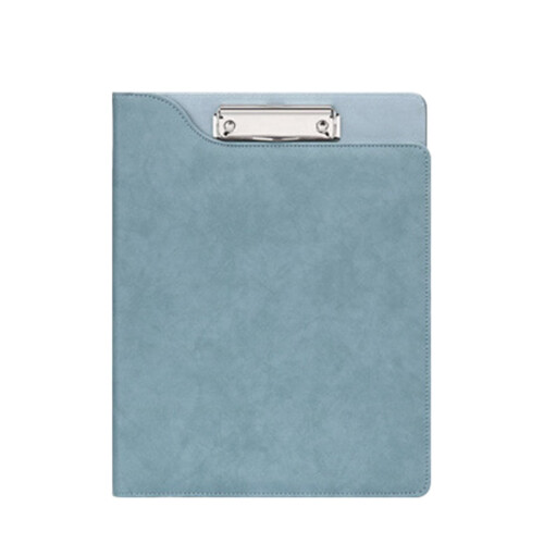 Clamp Folder Office Stationery Matte Blue