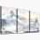 Mountain Landscape Abstract Canvas Art Set 3 Pieces 1