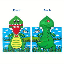 Kids' Soft Cotton Hooded Towel Wrap 24"x47"