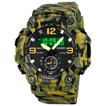 Men's Yellow Outdoor Sports Watch Waterproof Backlight