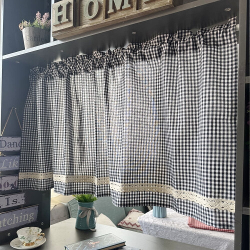Kitchen Valance Curtains Farmhouse Style 1 Pack 1