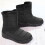 Snow Boots Unisex Shearling-Lined Almond Toe Black Size 6.5 5