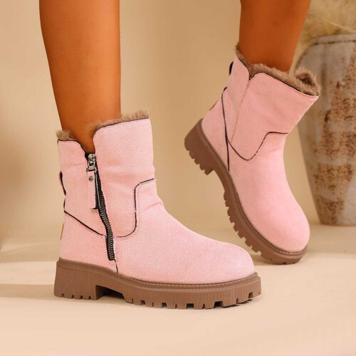 Women's Snow Boots Pink Size 9 1