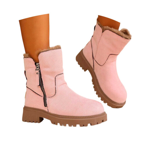 Women's Snow Boots Pink Size 9 2