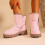 Women's Snow Boots Pink Size 9 7