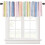 Kitchen Valance Striped Abstract Pastel 54x18 inch 1