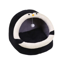 Cat Nest Semi-Enclosed Warm Cave Bed for Cats and Dogs