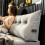 Triangular Headrest for Double Beds Ergonomic 24x20 inch 4